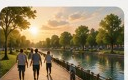 Đường dạo bộ ven sông