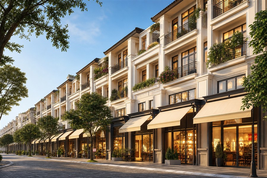 Shophouse Phố Chợ Bình Đại