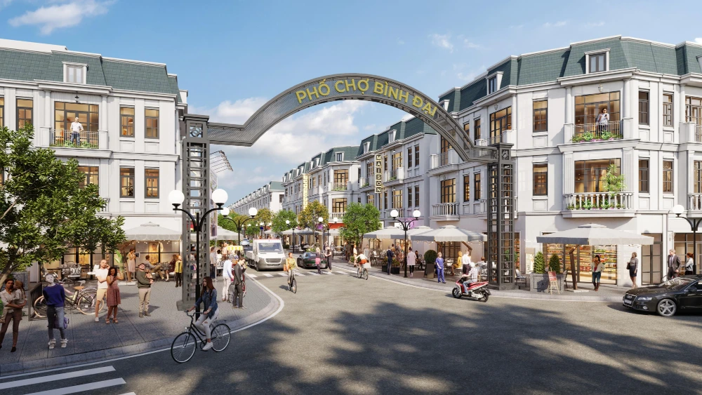 Phố thương mại Phố Chợ Bình Đại
